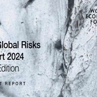 World economic forum - la copertina del Global risk report 2024